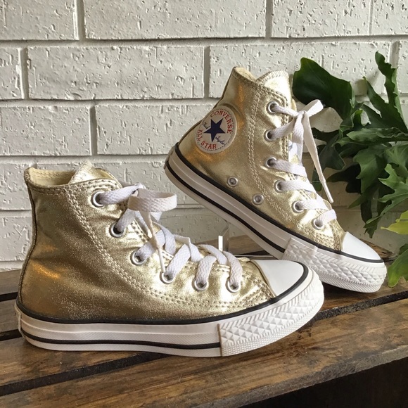 youth gold converse